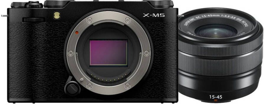 Fuji film X-M5 + XC 15-45mm Zwart | Systeemcamera's | 4547410547702