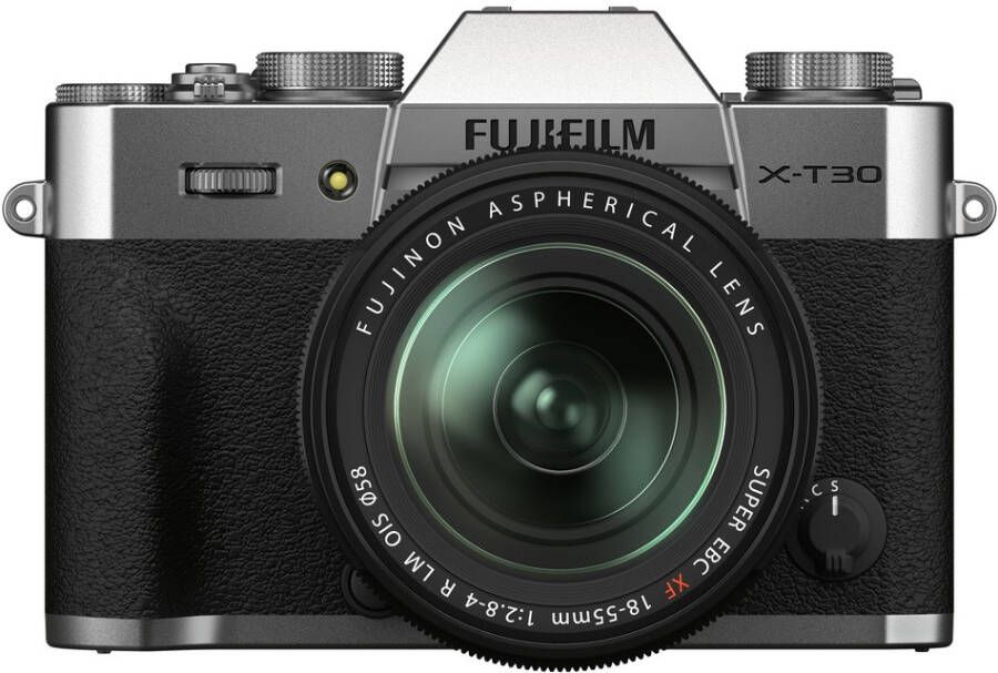 Fuji film X-T30 II Zilver + XF 18-55mm F2.8-4 R LM OIS | Systeemcamera s | Fotografie Camera s | 4547410471014