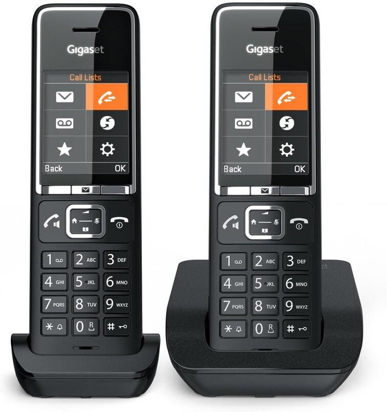 Gigaset Comfort 550 Duo Zwart | Vaste telefoons | Telefonie&Tablet Bel&SMS | 4250366866222 - Foto 4