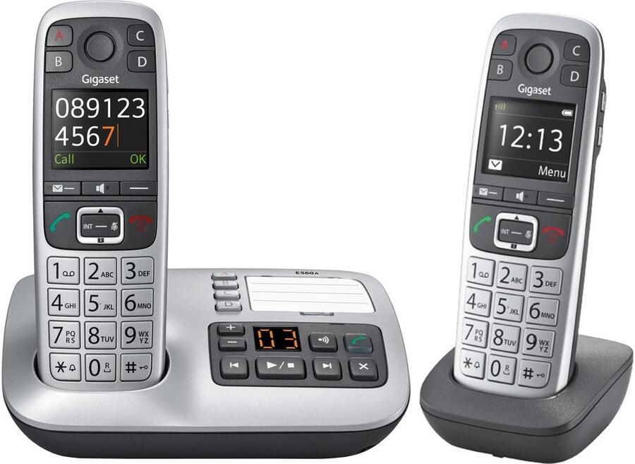 Gigaset E560 answering machine 2 piece | Smartphones tablets en meer | 4250366850269 - Foto 2