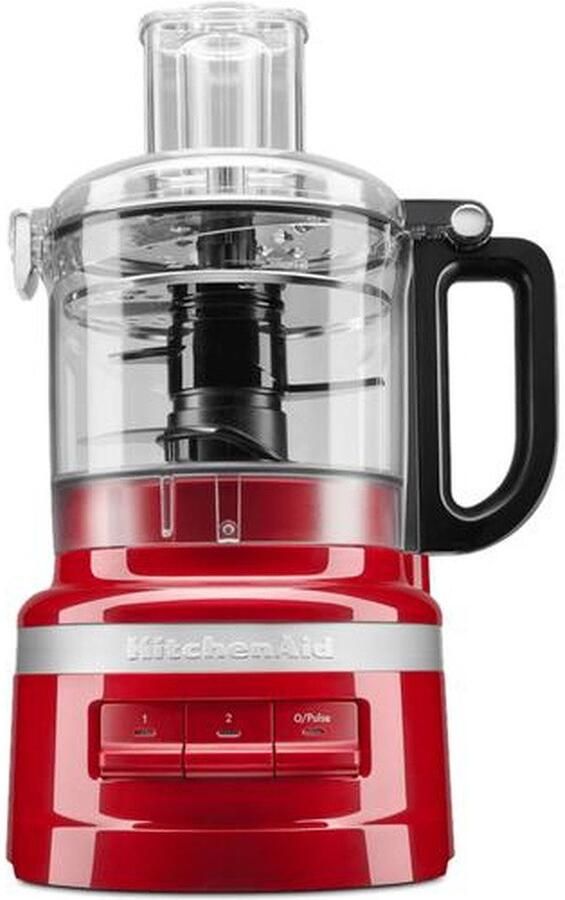 KitchenAid Foodprocessor Multifunctionele Keukenmachine voor verschillende soorten ingrediënten Compacte keukenapparatuur voor hakken snijden raspen kneden 1 7 L Rood