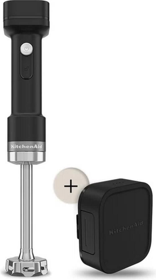 KitchenAid staafmixer Go Draagbare staafmixer met mengbeker 700 ml met batterij Zwart - Foto 2