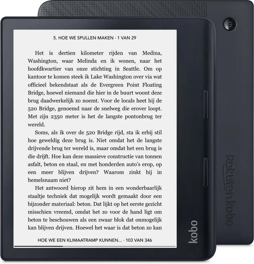 Kobo Sage | Smartphones tablets en meer | Telefonie&Tablet E-readers | 0681495008476 - Foto 5