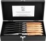 Laguiole Luxury Line Steakmes Set 6 Oak Stonewash | Keukenmessen | 8720039624795 - Thumbnail 2