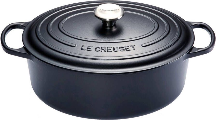 Le Creuset Gietijzeren Ovale Braadpan Mat Zwart 33cm 7 5l | Potten&Pannen | Keuken&Koken Keukengerei | 0024147264996