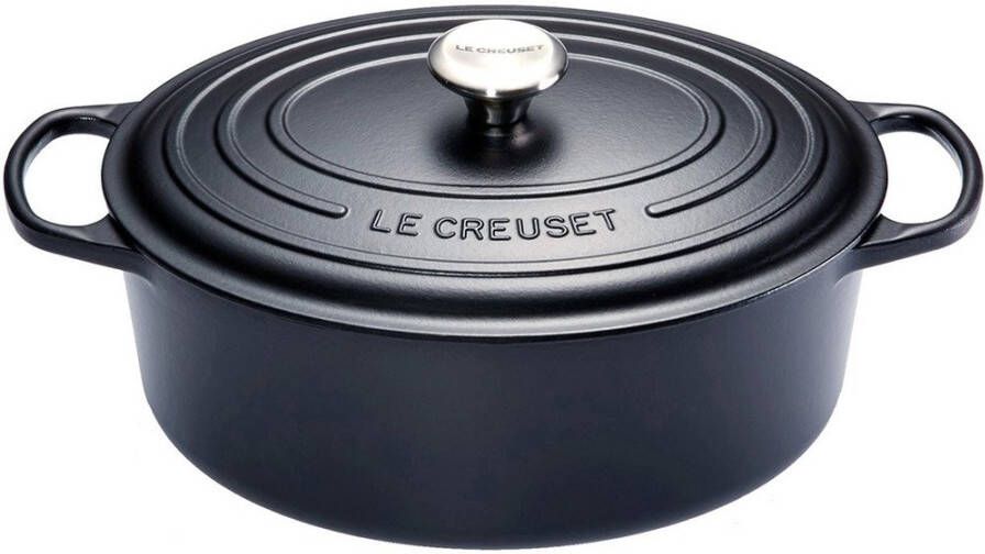 Le Creuset Gietijzeren Ovale Braadpan Mat Zwart 33cm 7 5l | Potten&Pannen | Keuken&Koken Keukengerei | 0024147264996