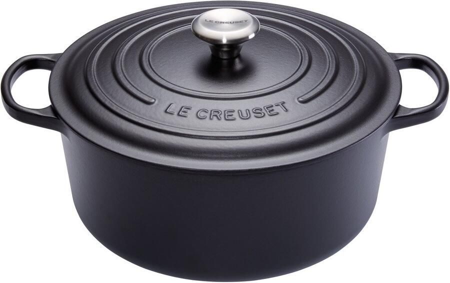 Le Creuset Gietijzeren Ronde Braadpan Mat Zwart 26cm 5 3l | Potten&Pannen | Keuken&Koken Keukengerei | 0024147260905