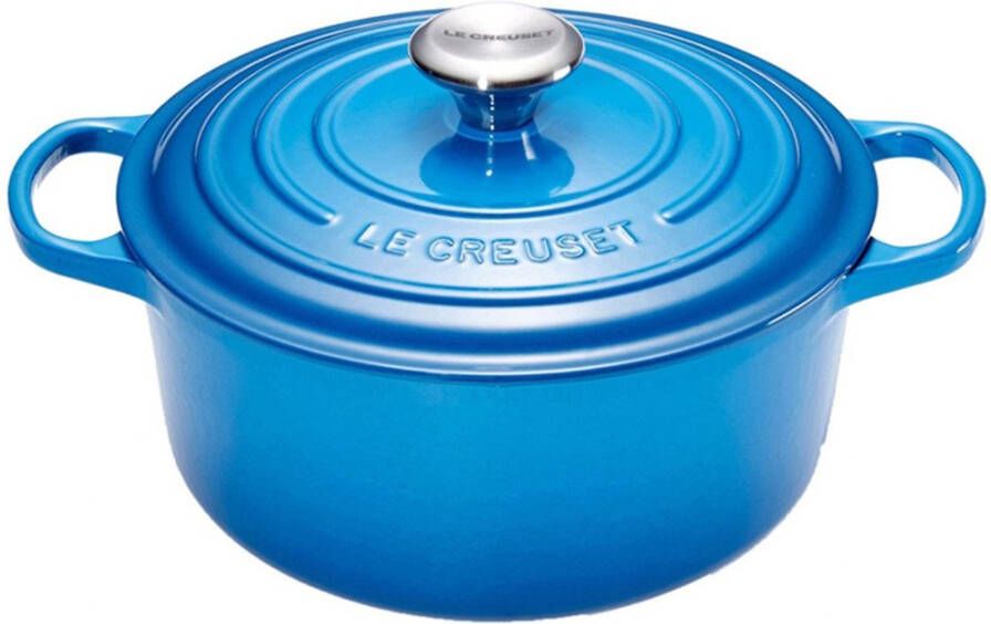 Le Creuset Signature Round Casserole oven 28cm Marseille | Potten&Pannen | Keuken&Koken Keukengerei | 21177282002430