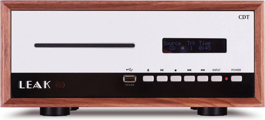 Leak CDT CD-Speler Walnoot | Hifi componenten | Beeld&Geluid Audio | 5025941210481
