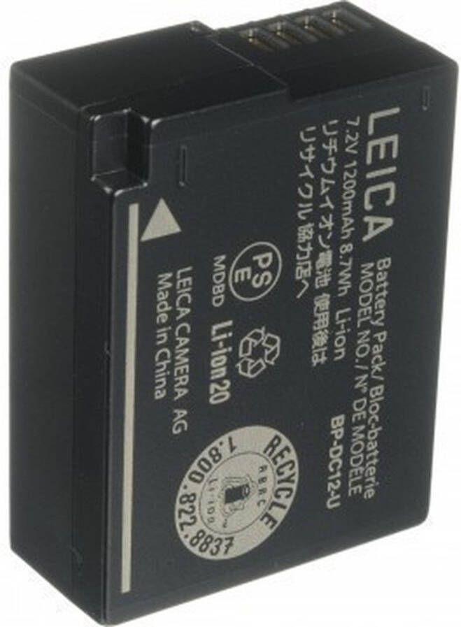 Leica Lithium-Ion-Battery BP-DC12 | Batterijen | Fotografie Camera toebehoren | 4022243195004