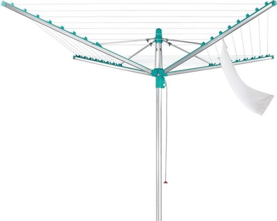 Leifheit droogmolen Linomatic 500 easy incl. bodemhuls 50 m drooglengte 5 wasmachineladingen