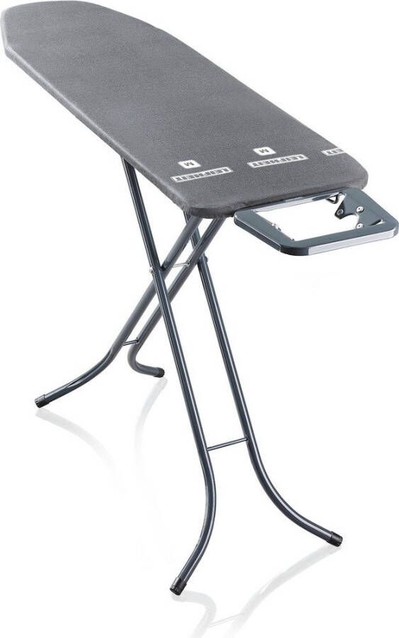 LEIFTHEIT Leifheit Strijkplank Classic M Basic In Hoogte Verstelbaar Vast Strijkijzerplateau Zwart 120x38cm - Foto 2