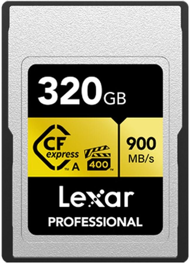 Lexar CFexpress PRO Type A Gold Series 320GB 900MB s | Geheugenkaarten | Computer&IT Data opslag | 0843367129171