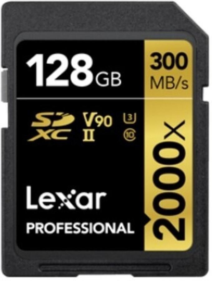 Lexar SDHC Professional UHS-II 2000x 256GB V90 | Geheugenkaarten | Computer&IT Data opslag | 0843367125920
