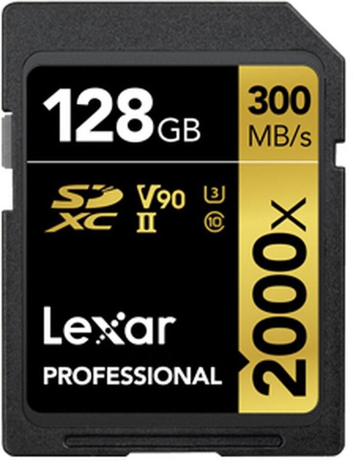 Lexar SDXC Professional UHS-II 2000x 128GB | Geheugenkaarten | Computer&IT Data opslag | 0843367120864