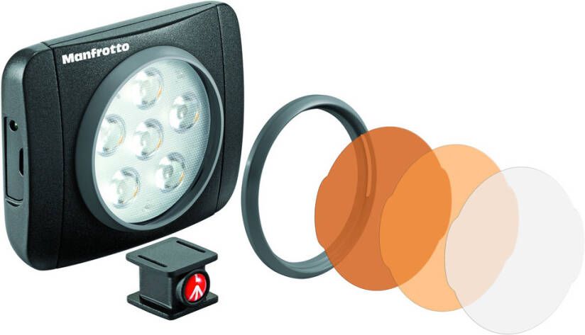 Manfrotto Lumie ART LED Licht | On-camera licht | Fotografie Studio | MLUMIEART-BK