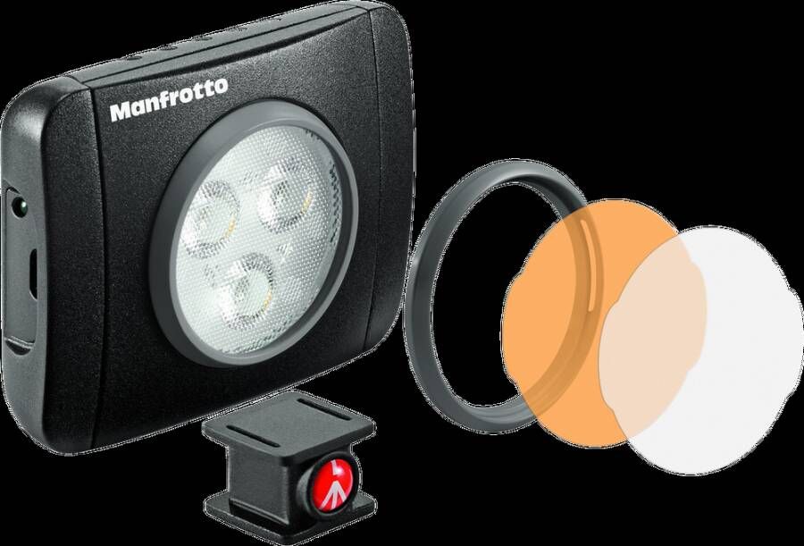 Manfrotto Lumie PLAY LED Licht | On-camera licht | Fotografie Studio | MLUMIEPL-BK