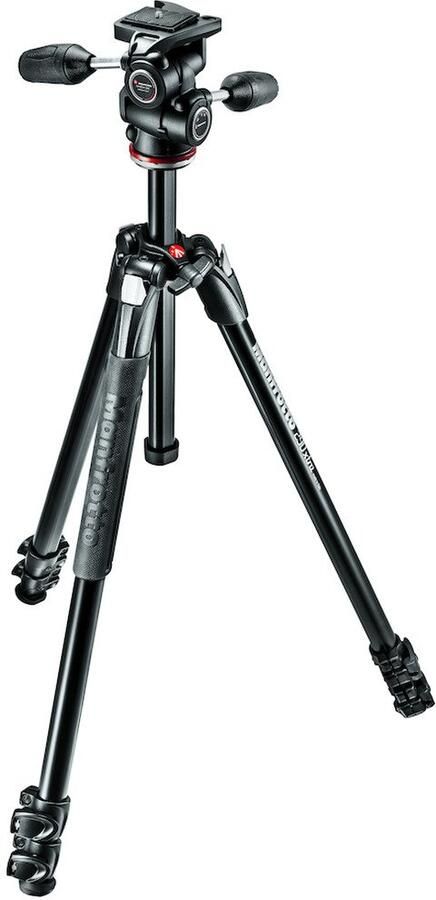 Manfrotto 290 XTRA Kit 3 Way Head | Tripods | Fotografie Statieven | MK290XTA3-3W