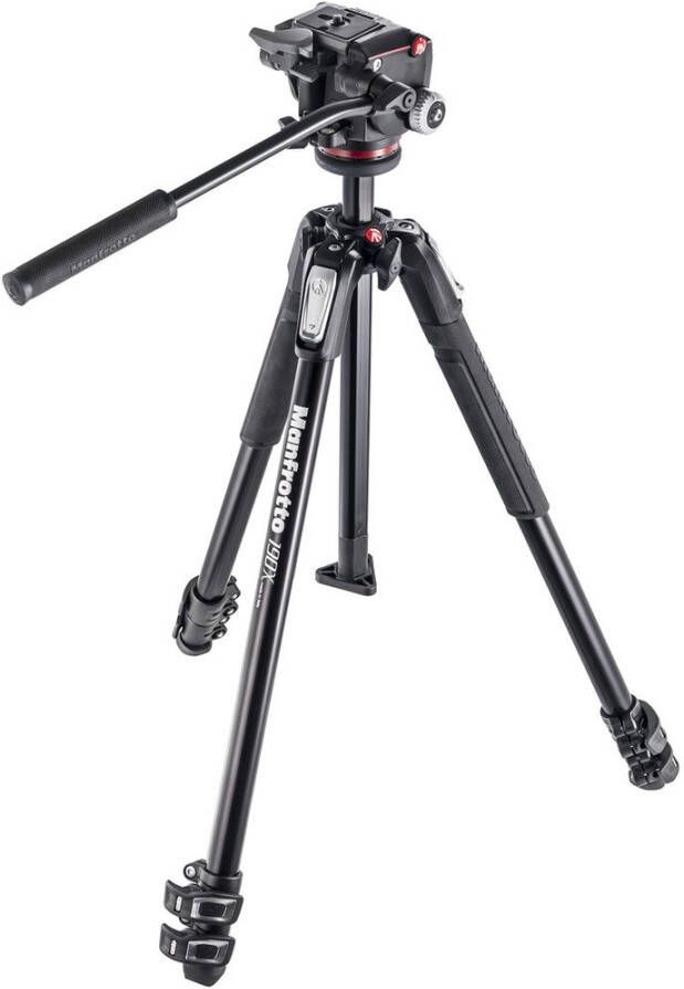 Manfrotto MK190X3 + 2-weg kop tripod | Tripods | Fotografie Statieven | MK190X3-2W