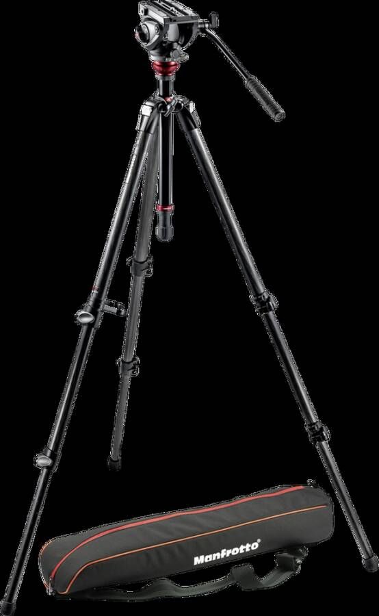 Manfrotto MVH500AH 755CX3 500 Mdeve Carbon Video System | Tripods | Fotografie Statieven | MVH500AH 755CX3