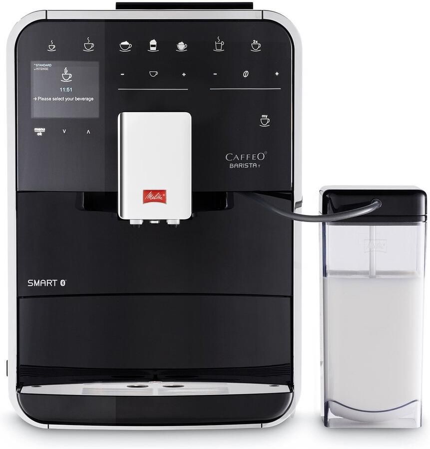 Melitta Volautomatisch koffiezetapparaat Barista T Smart F 83 0-102 zwart 4 gebruikersprofielen & 18 koffierecepten naar origineel italiaans recept - Foto 4