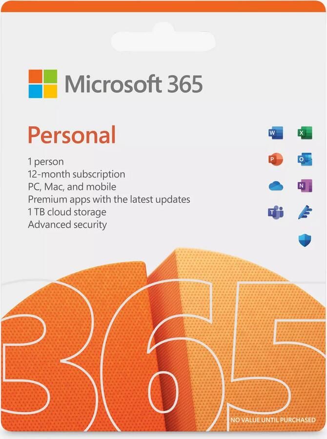 Microsoft Office 365 Personal ENG | Software | 0196388213078