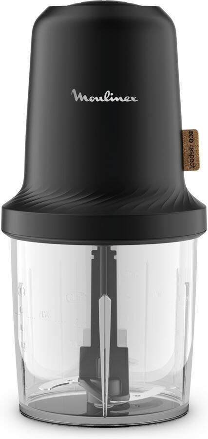 Moulinex AT80E810 Eco Respect-hakmolen 0 5 L 500 W Roestvrijstalen messen Milieuvriendelijk ontwerp