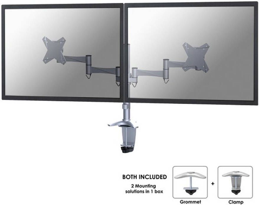 NeoMounts by NewStar FPMA-D1330D Zilver | Monitorarmen | Accessoires&Toebehoren Computer toebehoren | FPMA-D1330DSILVER