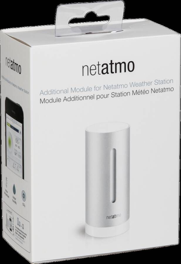 Netatmo Weerstation Extra Module | Weerstations | Huishouden&Woning Klimaatbeheersing | NIM01-WW - Foto 4