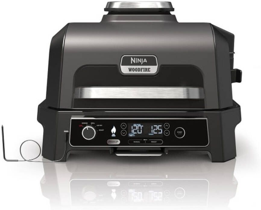 Ninja Woodfire Pro XL 4-in-1 Elektrische Smart BBQ Grill en Smoker Inclusief Digitale Braadthermometer OG850EU - Foto 3