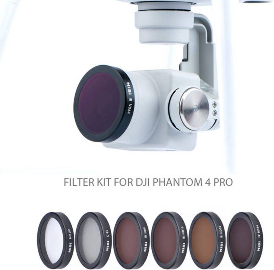 Nisi DJI Phantom 4 Pro filter kit | Drone onderdelen | Fotografie Camera toebehoren | 6971634248271