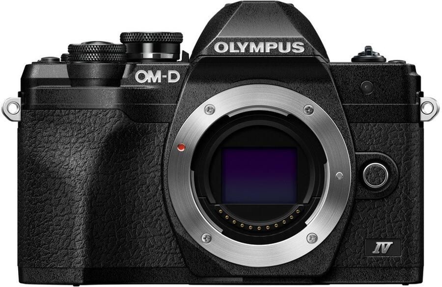 Olympus Systeemcamera-body E-M10 Mark IV + bls-50 f-5ac usb-ac-adapter usb cable shoulder strap