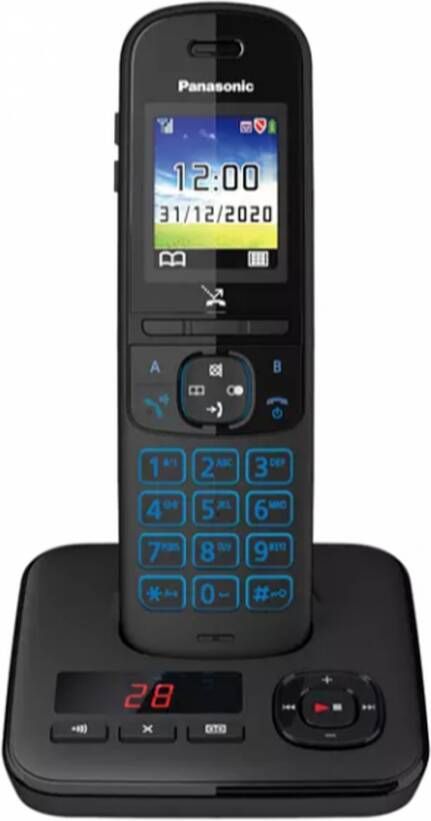 Panasonic Dect KX-TGH720BLB Black | Smartphones tablets en meer | 5025232894062