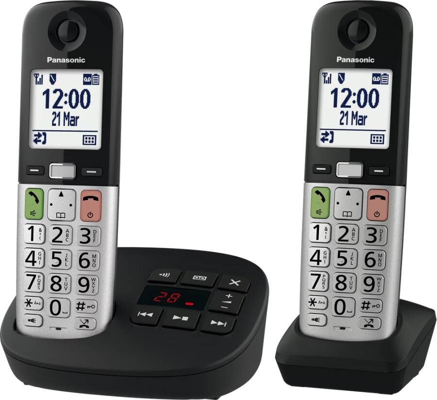 Panasonic DECT KX-TGU432EXW Duo Zilver | Smartphones tablets en meer | 5025232969180