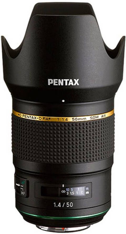 Pentax HD D-FA 50mm f 1.4 SDM AW | Prime lenzen | Fotografie Objectieven | 21260