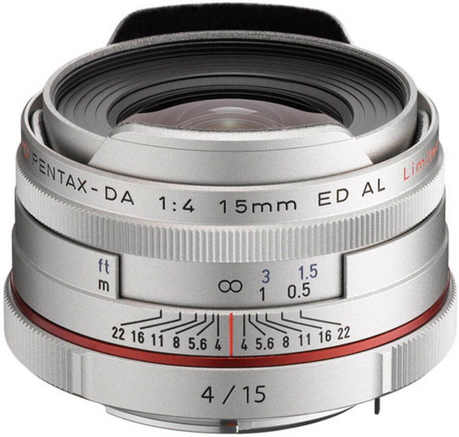 Pentax HD DA 15mm f 4.0 ED AL Limited Zilver OP=OP | Top 10 Objectieven lenzen | Fotografie Objectieven | 21480