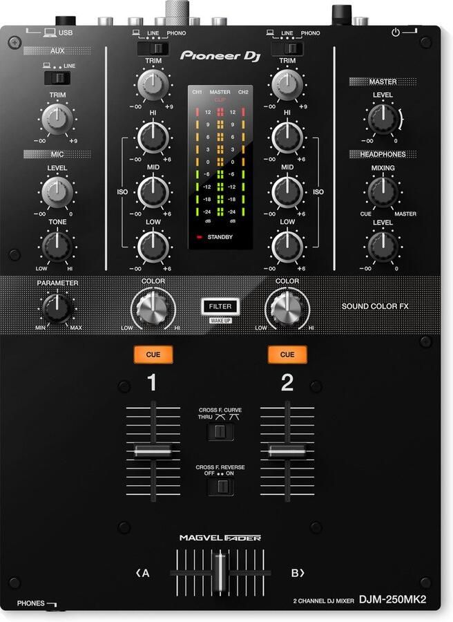 Pioneer DJ 2 Channel Effects Mixer DJM-250MK2 | DJ Controllers | Beeld&Geluid DJ&Studio | DJM-250MK2