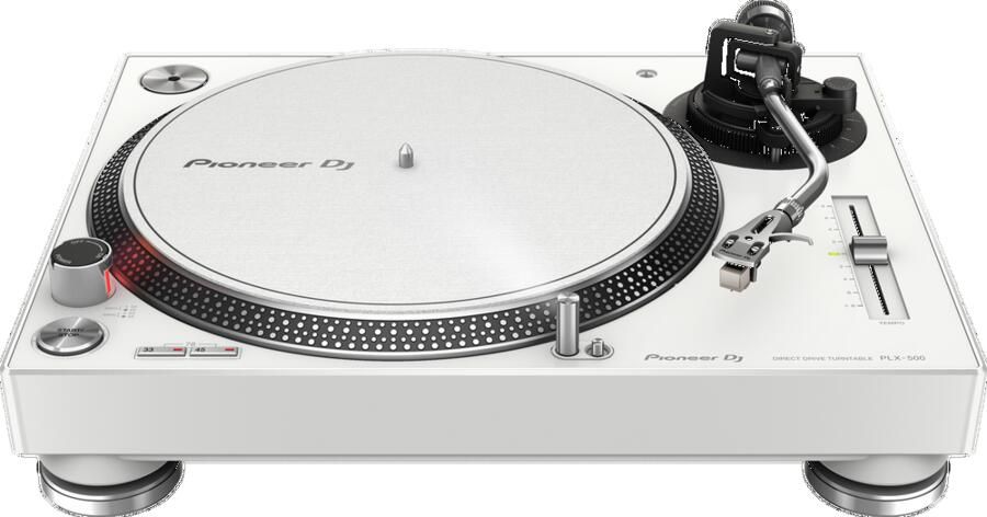 Pioneer DJ Direct Drive Turntable PLX-500-W | Hifi componenten | Beeld&Geluid Audio | PLX-500-W