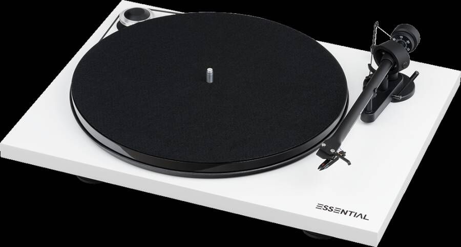 Pro-Ject Platenspeler Essential III Phono White | Hifi componenten | 9120071658342