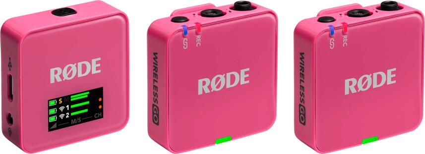 Rode Wireless Go III Roze | Microfoons | 0698813016600
