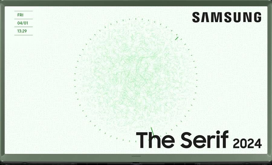 Samsung 55'The Serif 55LS01D (2024) Groen | HDR Televisies | Beeld&Geluid Televisies | 8806095612423