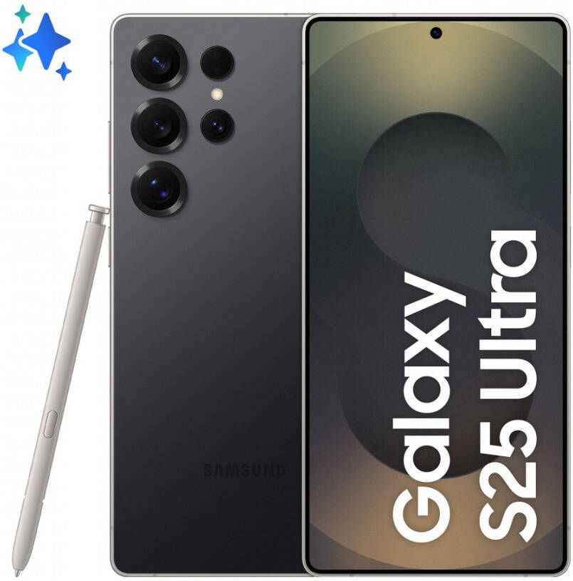 Samsung Galaxy S25 Ultra 5G 256GB Zwart | Smartphones | 8806095815770