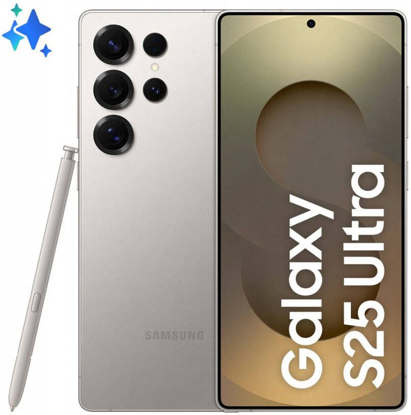 Samsung Galaxy S25 Ultra 5G 512GB Grijs | Smartphones | 8806095859934