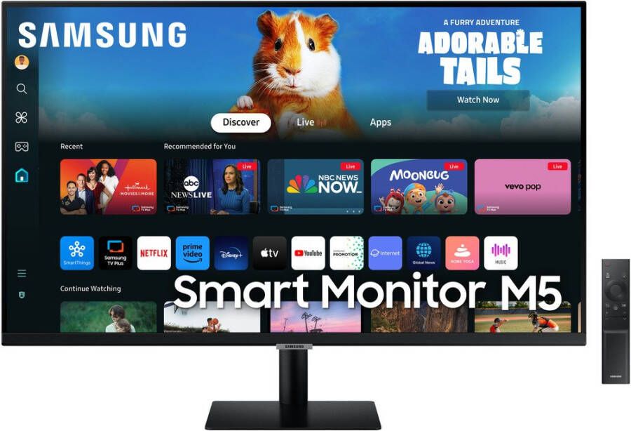 Samsung Smart Monitor M5 LS27DM500EUXEN | 27'Monitoren | 8806095547022