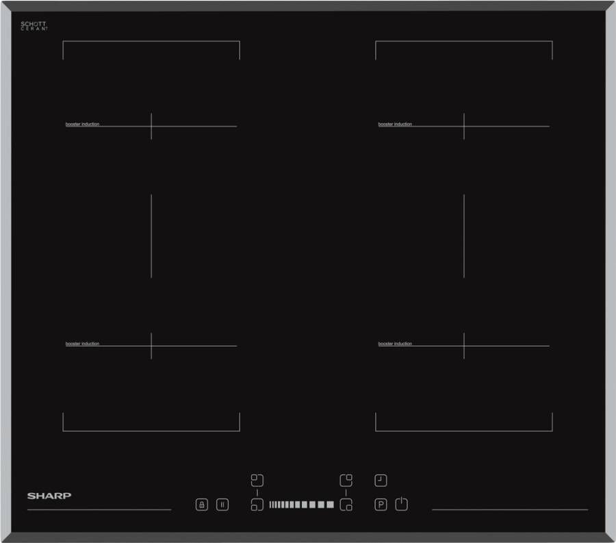 Sharp Kookplaat Inductie KH6I38CS0IEU | Inductiekookplaten | 4974019143835