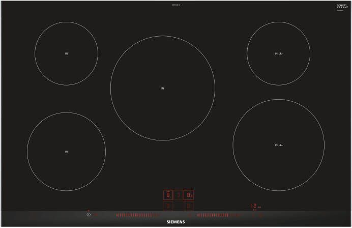 Siemens EH875LVC1E Kookplaat Inductie-vitrokeramisch 80cm | Inductiekookplaten | Keuken&Koken Kookplaten | EH875LVC1E