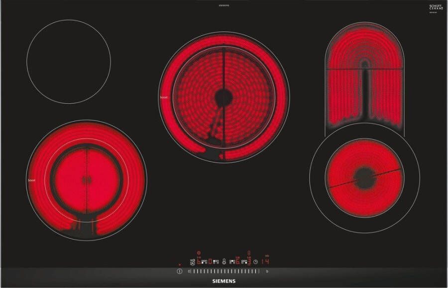 Siemens ET875FCP1D Kookplaat HighSpeed-vitrokeramisch 80cm | Vitrokeramische kookplaten | Keuken&Koken Kookplaten | ET875FCP1D