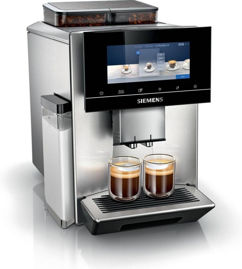 Siemens EQ900 TQ907R03 Volautomatische espressomachine 2 bonenreservoirs RVS