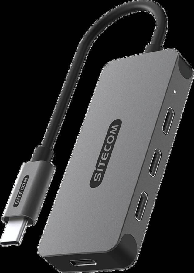 Sitecom CN-5015 USB-C To 4 x USB-C 10Gbps PD Hub | USB-Hubs | Accessoires&Toebehoren Computer toebehoren | 8716502031733