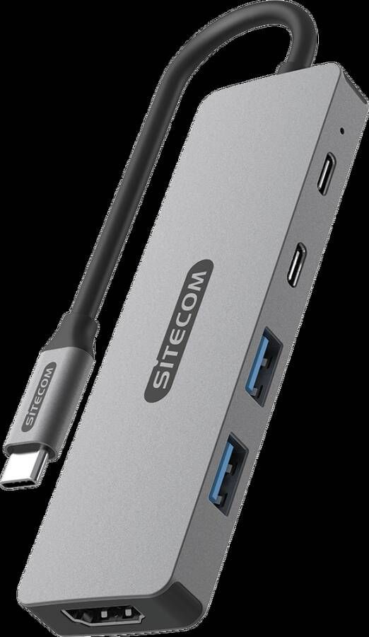 Sitecom CN-5502 5-in-1 USB-C PD Multiport Adapter | USB-Hubs | Accessoires&Toebehoren Computer toebehoren | 8716502031535